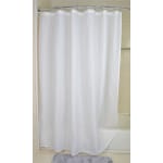 Nylon Shower Curtain Liner, 72"x72", White